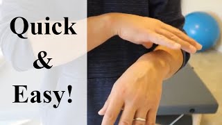 Super Simple Exercise For Carpal Tunnel  Feldenkrais Style [upl. by Teerpnam]