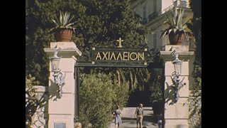 Corfu Island Achilleion 1978 archive footage [upl. by Kovacev]