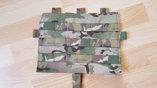 Crye Precision Front Panel AVS Detachable Molle Flap Multicam [upl. by Eirual]