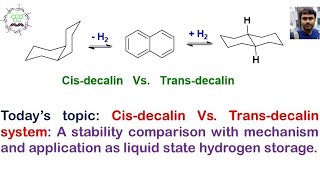 CisDecalin Vs TransDecalin Stability comparison mechanism MCQ and application as H2 storage [upl. by Magen]