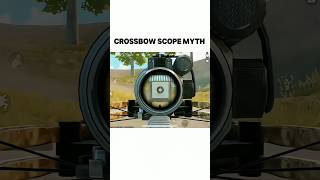 bgmi crossbow scope myth battlegroundmobileindia myths shorts [upl. by Anoli]