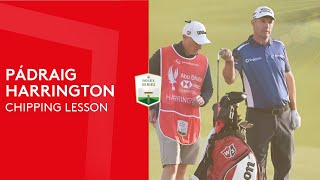 Pádraig Harrington Chipping Lesson ALL Golfers Can Understand [upl. by Nesahc577]