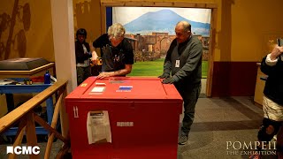 Uncrating Pompeii The Exhibition at Cincinnati Museum Center [upl. by Andros]