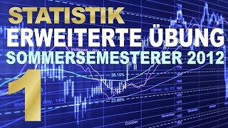 StatistikÜbung erweiterter Kurs  1 Video [upl. by Hibbitts461]