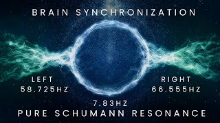 Schumann Resonance Pure Frequency 783hz for BRAIN SYNCHRONIZATION Meditation binauralbeats [upl. by Greff]