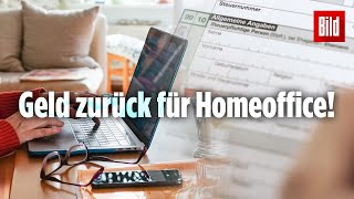 Home Office von der Steuer absetzen So funktionierts  Sparfochs [upl. by Hnahc]