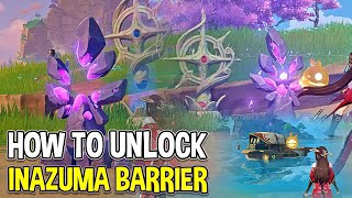 How to unlock Inazuma Electro Barrier Unlock Ship Genshin Impact 20 [upl. by Asiar]