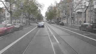 Straßenbahn Leipzig Trams in Leipzig Route 12 Gohlis Nord  Johannisplatz Kurtzfahrt [upl. by Orling]