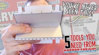 5 Woodworking Tools You Need From Harbor Freight Vol 10 [upl. by Vowel]