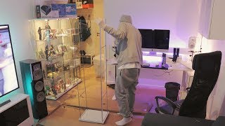 Monterar IKEA Detolf vitrinskåp Timelapse [upl. by Arnaldo882]