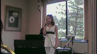 9 year old covers Concrete Angel by Martina Mcbride [upl. by Almira]