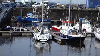 Awesome Boats At Whitehaven Harbour In Cumbria UK  100 Golden Moments Caught On My Camera  19 [upl. by Kenwee]