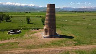 Burana tower Kyrgyzstan [upl. by Rehptosirhc]