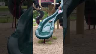 Sliding in Style  funny funnyvideo funnyflix shorts prank [upl. by Rolyat]