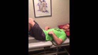 Core Exercises Posterior Pelvic Tilt [upl. by Trebla992]