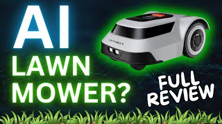 AI ROBOT THAT MOWS YOUR LAWN Anthbot AI Mower Test amp Review [upl. by Enialb]