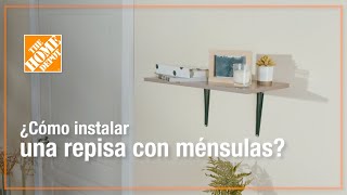 Cómo instalar una repisa con ménsulas [upl. by Eek731]