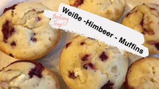 Weiße Himbeer Muffins 🤤  Rezept [upl. by Avitzur465]