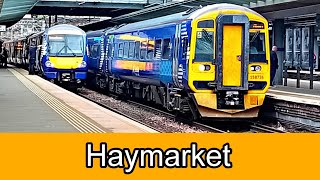 Trains at Haymarket 21052024 [upl. by Hittel]