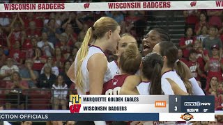 Wisconsin beats Marquette in Kohl Center Clash [upl. by Tsui]