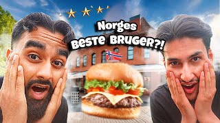 TESTER NORGES BESTE BURGER JØNK [upl. by Aneres]