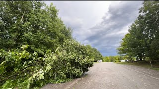 Storm  Punderson 8624 Tree Blows Over [upl. by Lune]