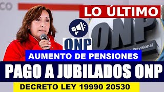 URGENTE ONP COBRA ESTAS BONIFICACIONES SI PERTENECES A LEYES ONP JUBILADO5 ONP [upl. by Simaj]