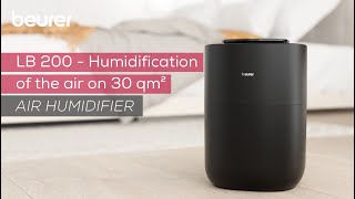 Air humidifier for hygienically humidified rooms up to 30 m²  Beurer LB 200 [upl. by Yorgos291]