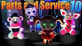 FNAF Plush Parts amp Service Episode 10 The Sister Location [upl. by Borlow276]