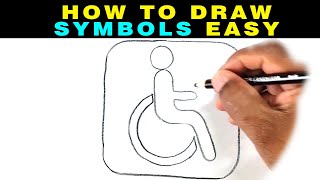 HOW TO DRAW SYMBOLS  COOL ART TRICKS  EASY DRAWING TUTORIAL howtodraw artskills drawing [upl. by Netsud]