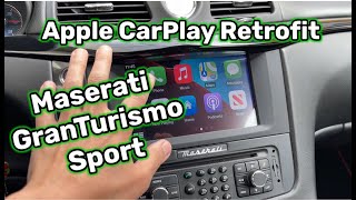 Adding Apple CarPlay to a Maserati GranTurismo Sport [upl. by Initirb]