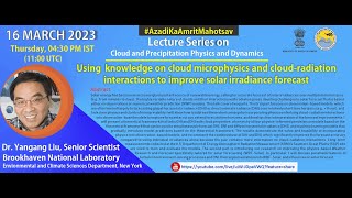 Cloud Physics Lecture by Yangang Liu [upl. by Bullion819]