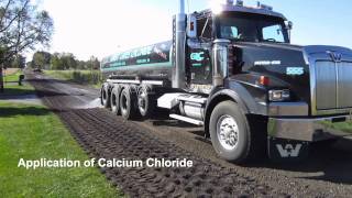 Road Recycling with Calcium Chloride  Whitley County [upl. by Absa]