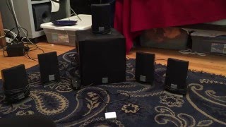 Creative Labs 5200 Inspire 51 Computer Speakers sound test [upl. by Ettelorahc15]