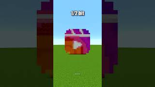 Minecraft Meta 64 bits 32 bits 16 bits 8 bits 4 bits 2 bits 1 bit [upl. by Rayham]