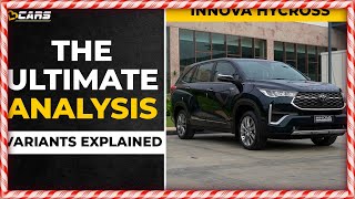 Toyota Hycross Petrol amp Hybrid Variants Explained  GSlf GX VX ZX ZXO  Dec 2022 [upl. by Nawtna289]