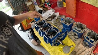 Polaris SLT 750 Top end assembly [upl. by Hoffmann979]