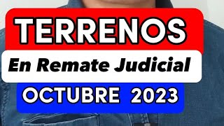 TERRENOS en Remate OCTUBRE  Remates Judiciales Ecuador [upl. by Aciamaj428]