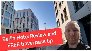 Berlin Hotel Review and FREE travel pass tip [upl. by Nirret]