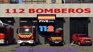 🚒 Atendemos un accidente causado por la colision de 2 vehiculos  112 FivePD [upl. by Mccready]