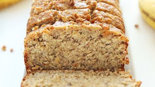 1Bowl GlutenFree Banana Bread  Minimalist Baker Recipes [upl. by Erihppas]