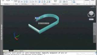 AutoCAD 3D  Polysolid Command  for versions 2009 2010 2011 2012 2013 amp 2014 [upl. by Eelnyl634]