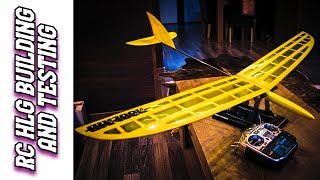 RC HLG F3K  Hand Launch Glider Building and testing 3D printing Ender 5 plus 3d printed rc plane [upl. by Sylram737]