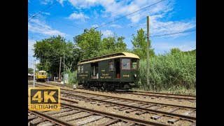 ⁴ᴷ National Trolley Festival Parade At The Shore Line Trolley Museum [upl. by Gerri510]