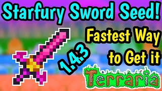 Latest Starfury Sword Seed in Terraria 143 [upl. by Saraiya]