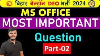 BELTRON COMPUTER  MS OFFICE MOST IMPORTANT QUESTION PART01  30 Question Daily [upl. by Assiral]