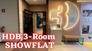 HDB BTO 3Room Flat 66sqm  Showflat  Singapore [upl. by Elram]