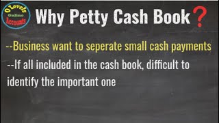 How to understand the concept of Petty Cash Book amp Imprest System in accounting [upl. by Estell310]