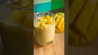 Chilled Mango Lassi with Fresh Mango Slices 🥭🍹  Refreshing Summer Drink Recipe shorts [upl. by Atirehc242]