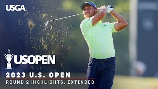 2023 US Open Highlights Round 2 Extended Action from The Los Angeles Country Club [upl. by Xer]